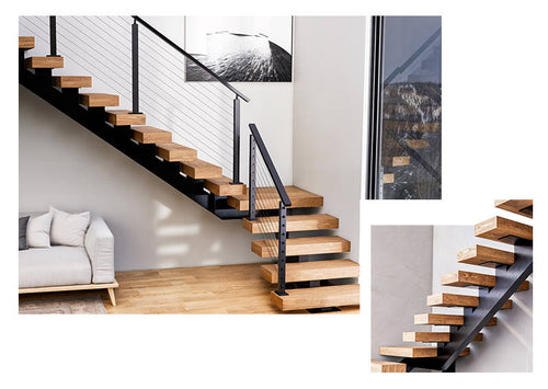 Minimalism Floating Stair System