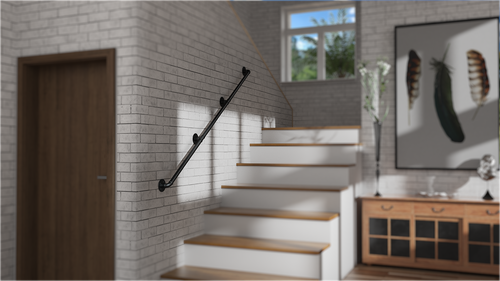 handrail height for stairs 