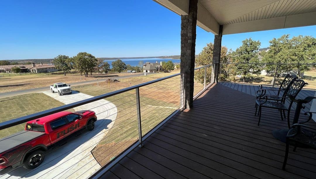 Deck Railing & Steel Cable Railing