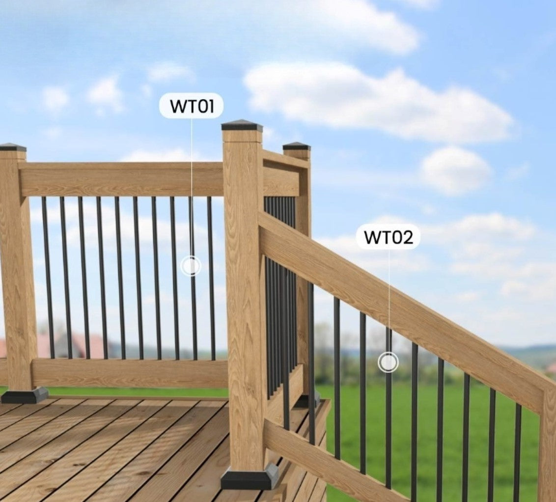 Muzata has launched two different lengths of Aluminum Baluster to meet different installation needs.