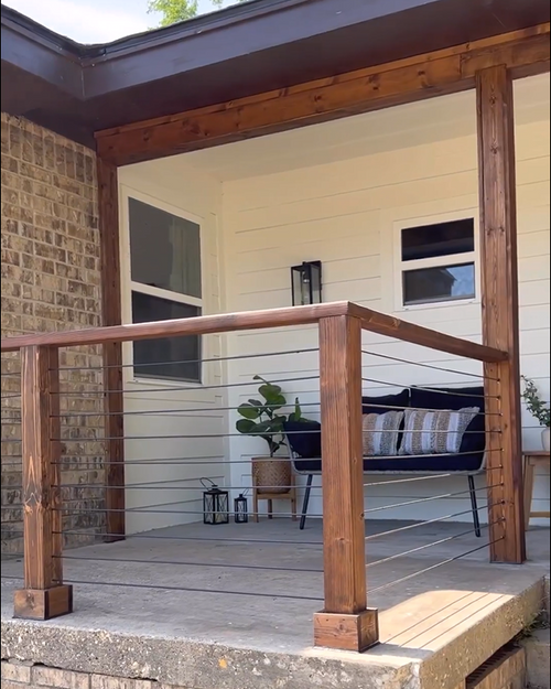 cable railing for front porch