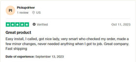 comment from Trustpilot
