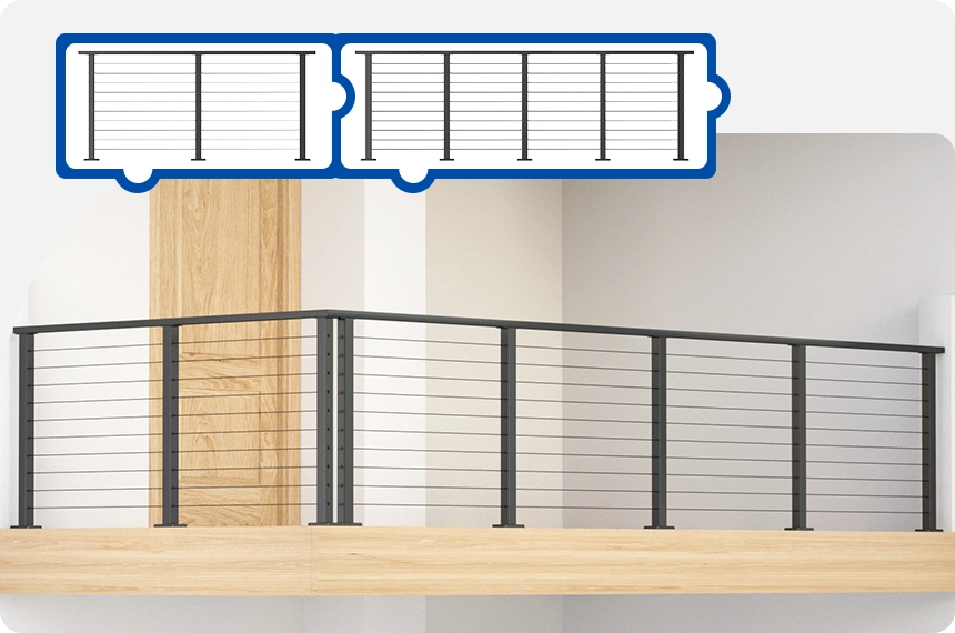 Corner Cable Railing 1