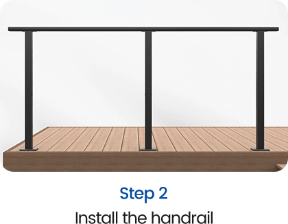 Step 2: Install the handrail