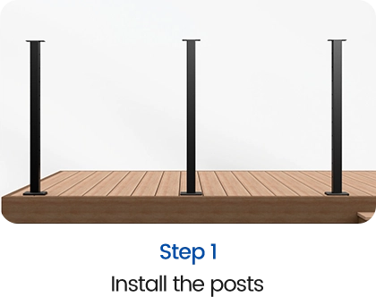 Step 1: Install the posts