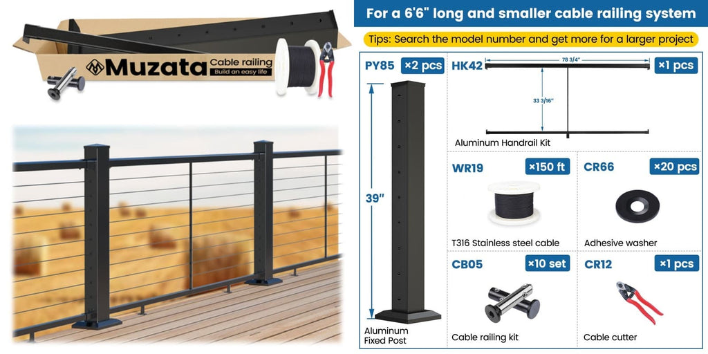 Muzata Cable Railing