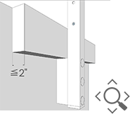 Protruding side surface