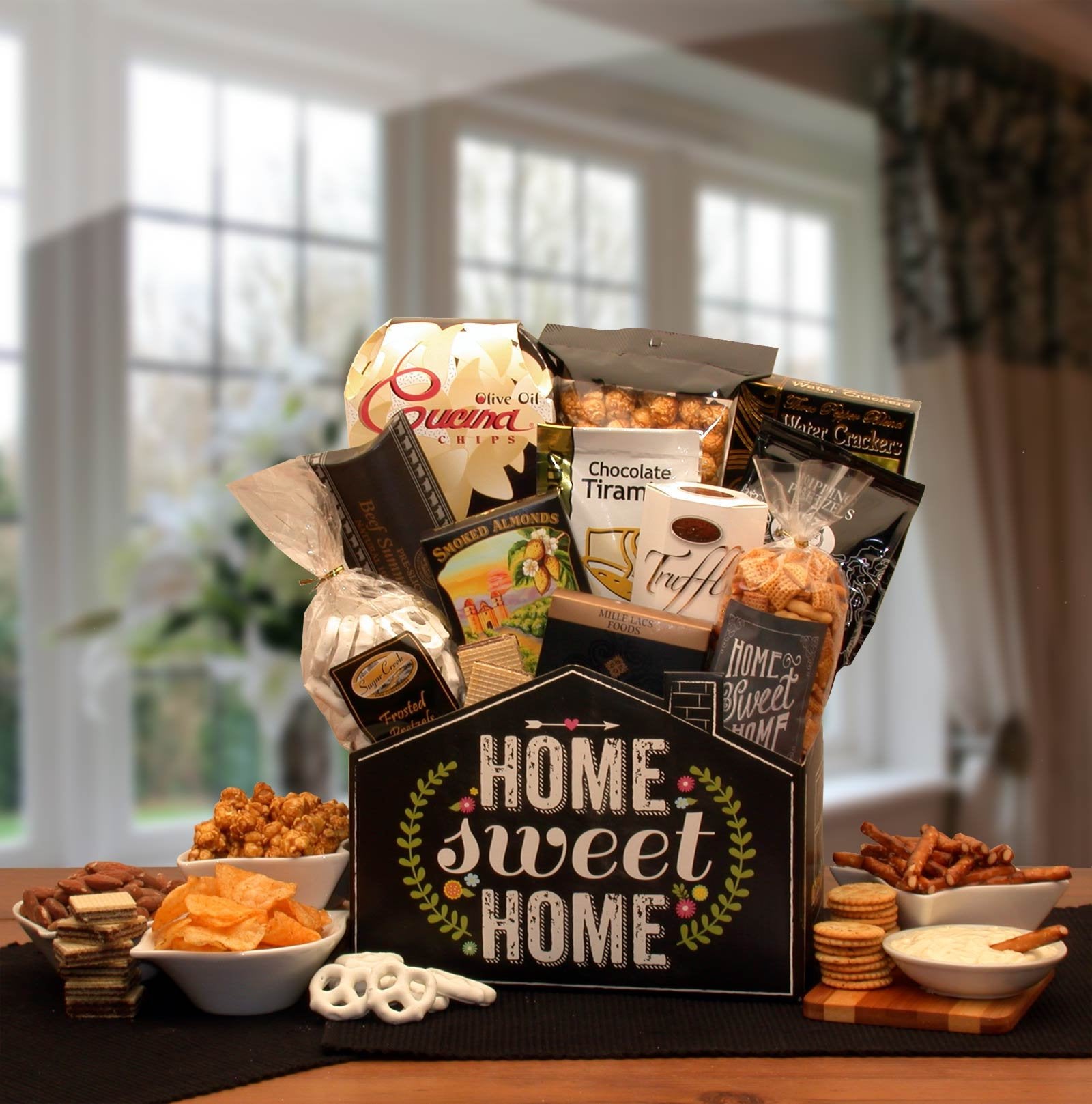 No Place Like Home Housewarming Gift Basket Real Estate Closing Gifts