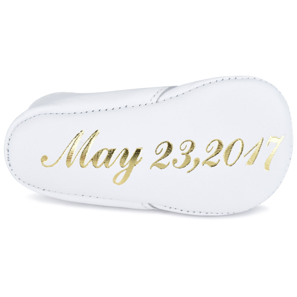 name date baby shoes