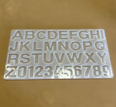 Alphabet Resin Molds Backward #029 - Melbourne Art Direct