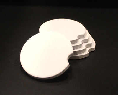 10pcs Blank Neoprene Round Car Coasters for Sublimation Heat