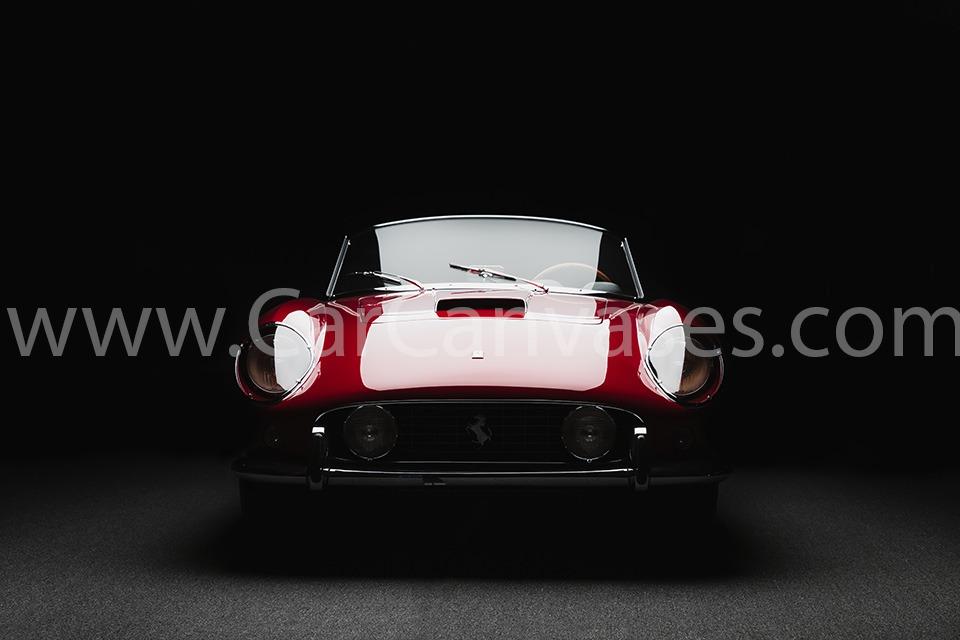 Ferrari 250 Gt Swb California Spyder In Studio Legendary Car Canvases