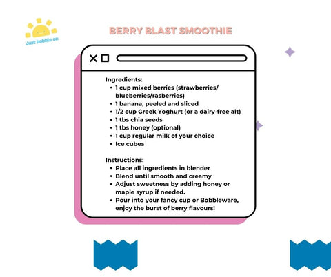 bobbleware berry smoothie recipe