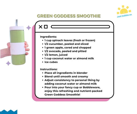 green smoothie recipe easy bobbleware