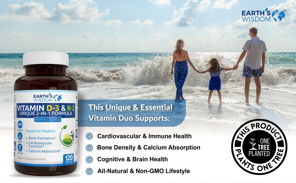 all natural vitamin d3k2 helps support overall wellbeing