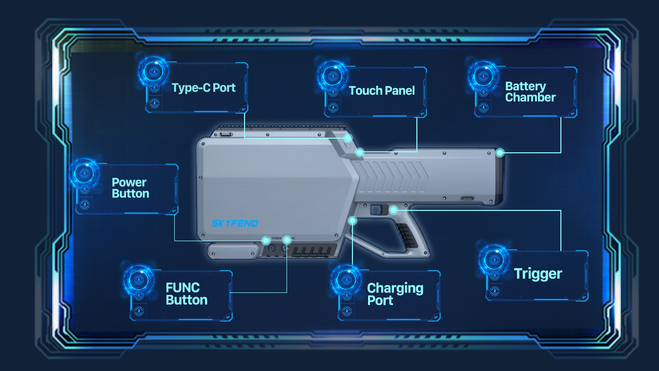 Skyfend AFA100 uav drone jammer