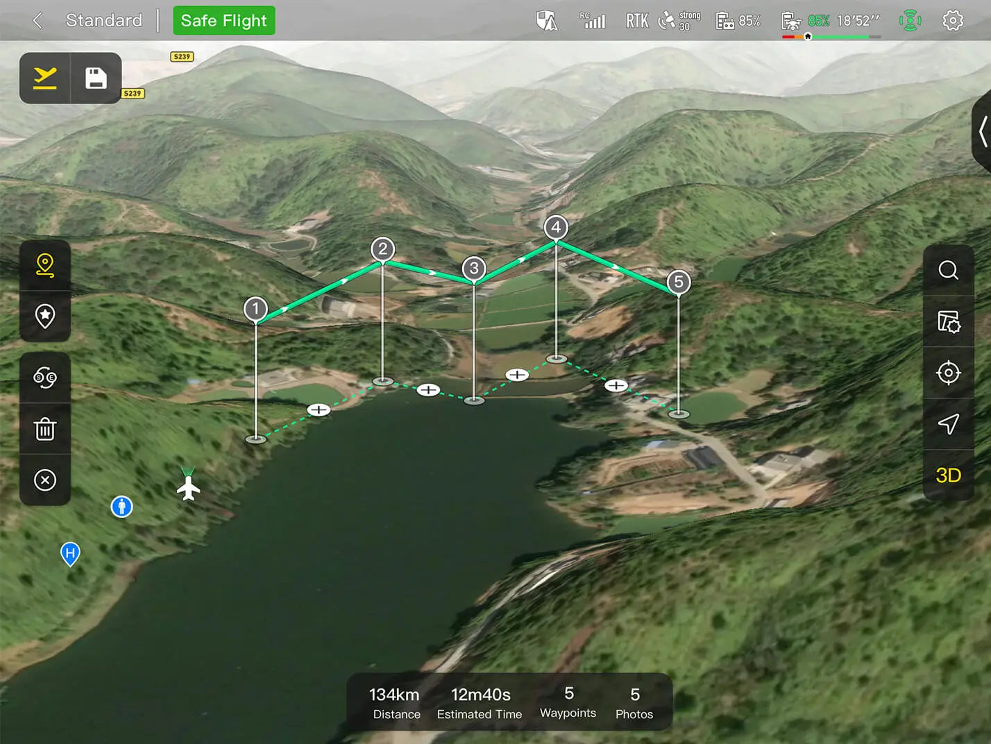 autel EVO Max 4T Xe 3D Map Planning