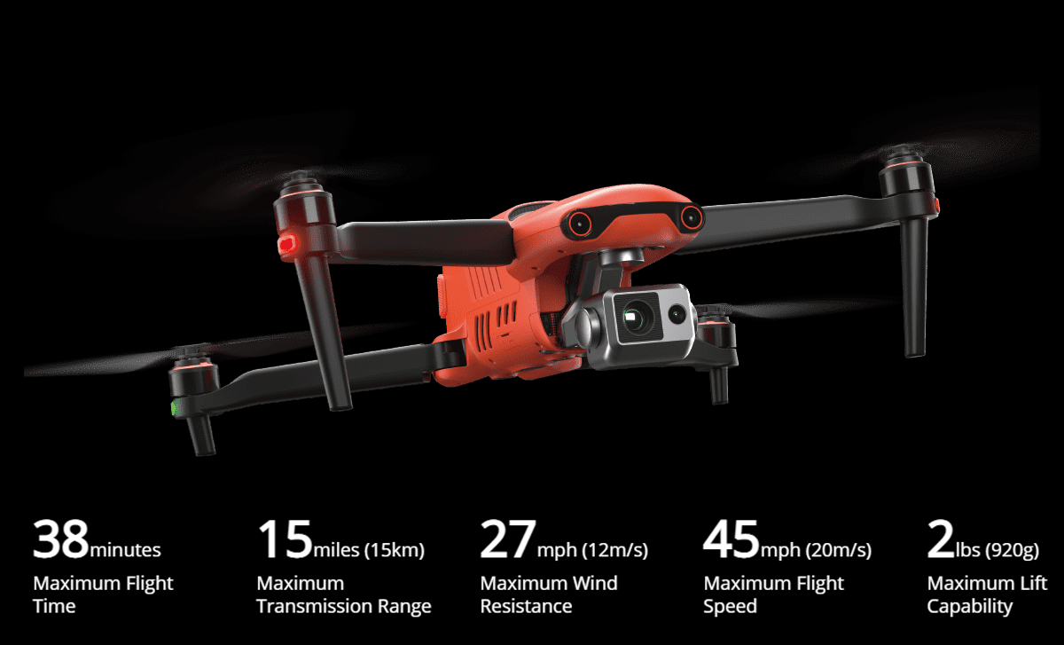 Autel EVO II Dual 640T V3 Flight performance