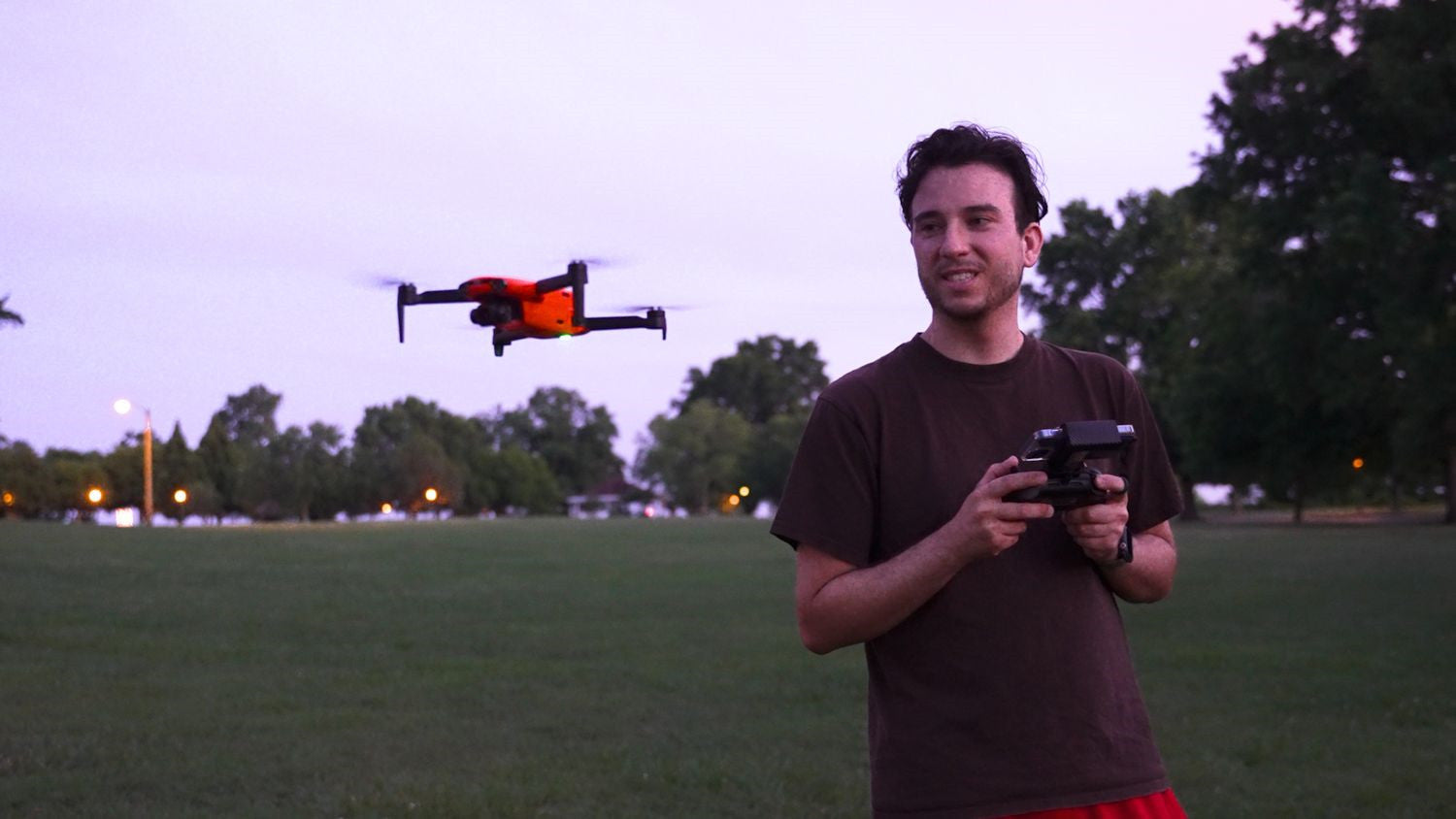 Flying a drone