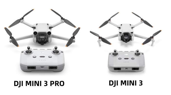 DJI Mini 3 vs DJI Mini 3 PRO