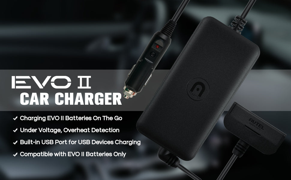 Autel Robotics EVO II Car Charger For Battery and Controller