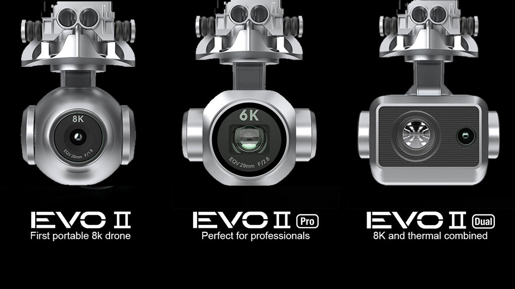 Autel EVO II 8K Pro Dual Camera Comparsion