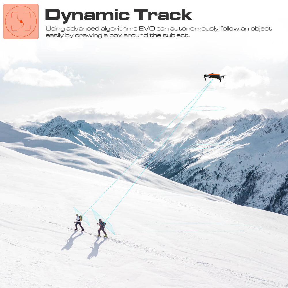 autel evo drone dynamatic track