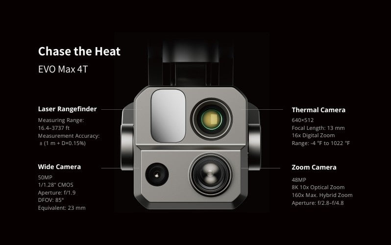 Autel MAX 4T PTZ Camera w/Laser Rangefinder