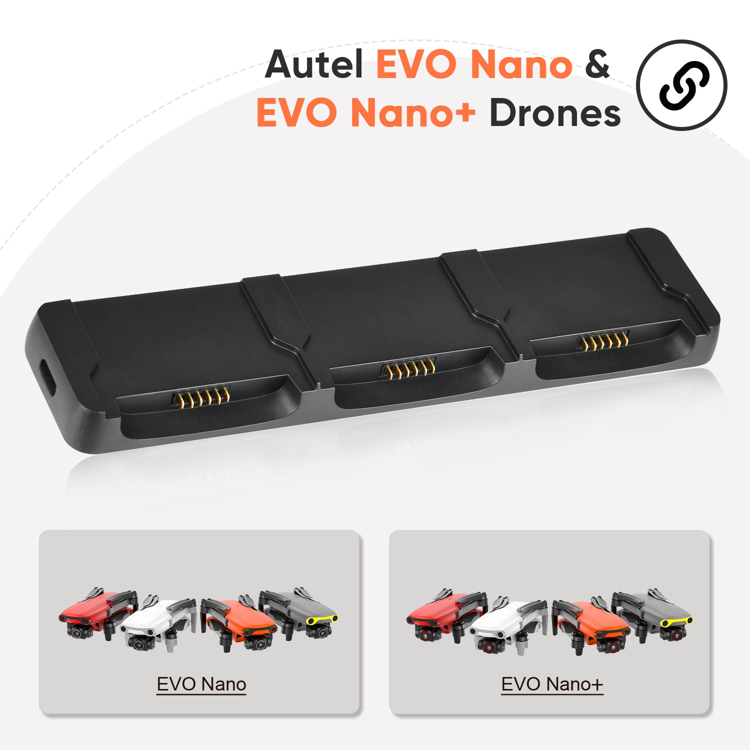 Autel Robotics EVO Nano Multi-Charger Compatible with Autel EVO Nano/ EVO Nano+ Batteries