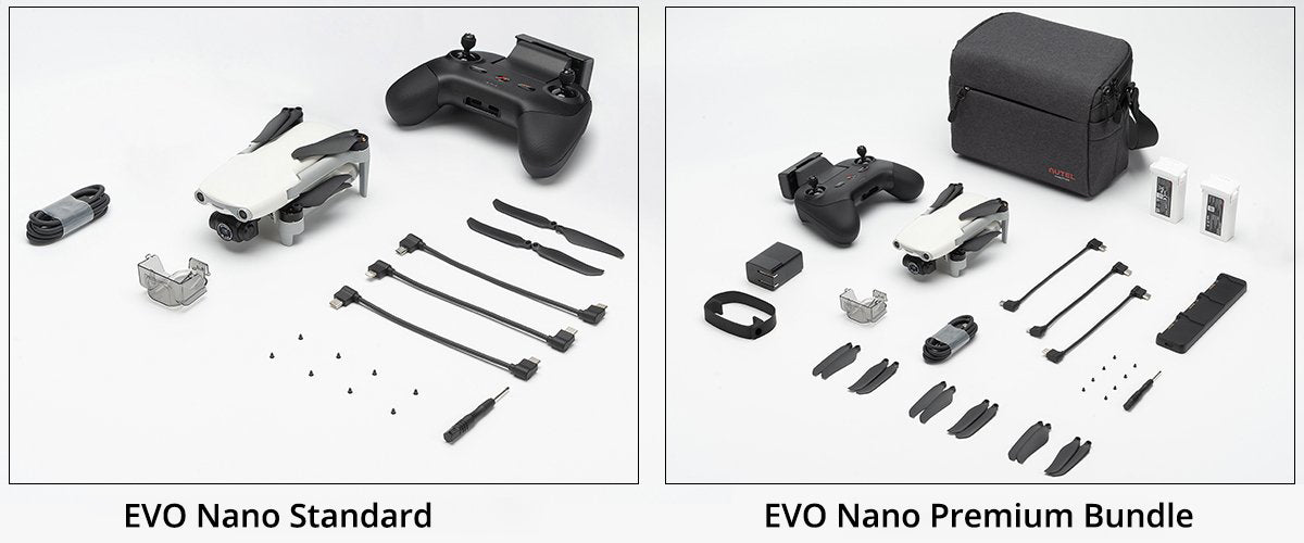 Autel Robotics EVO Nano Standard vs Premium Bundle