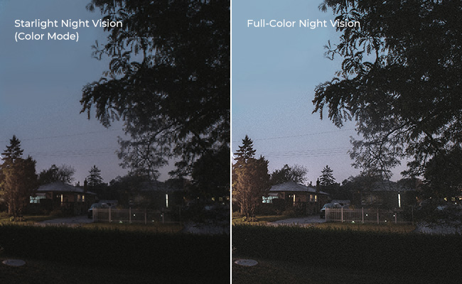 Starlight Vision V.S. Full-Color Night Vision