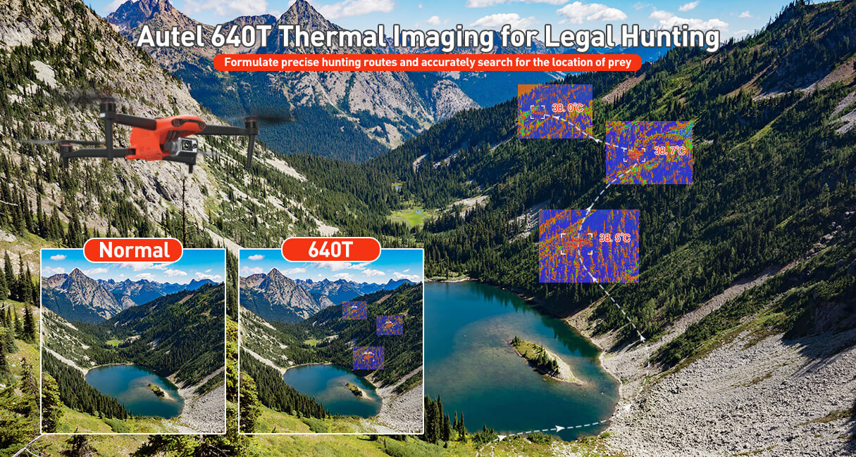 Thermal imaging Drones In Legal Hunting