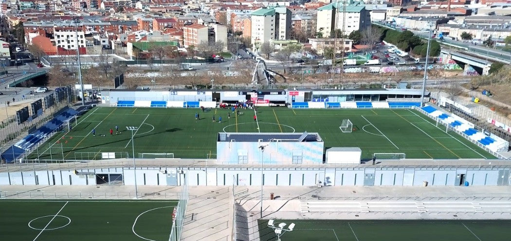 Gymnasium through drone footage