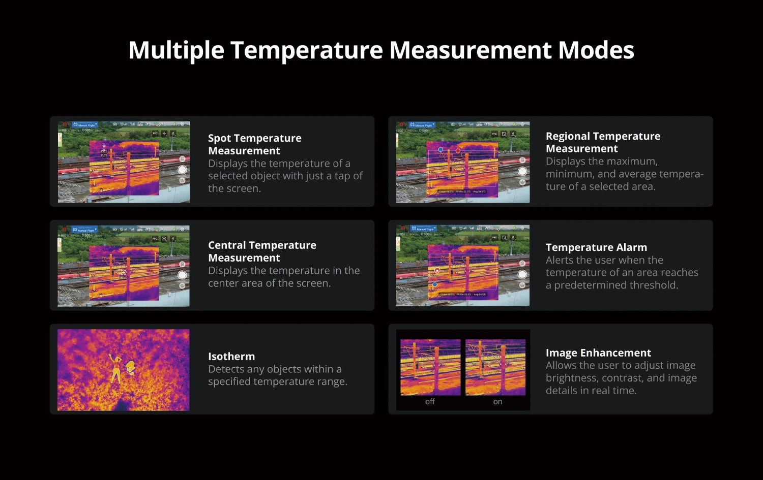 Multiple temperature measurement modes