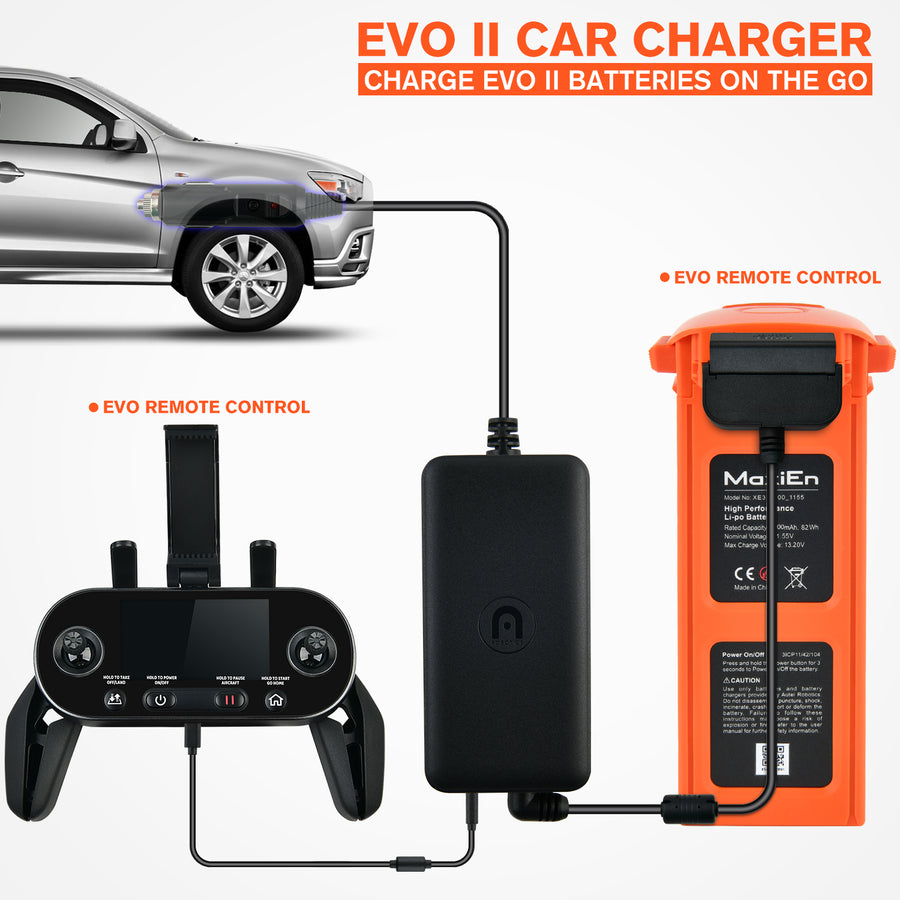 Autel Robotics EVO II Car Charger For Battery and Controller