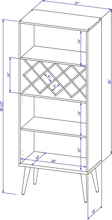 Utopia 10 Bottle Wine Rack China Storage Closet With 4 Shelves In