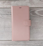 Pink Leather Magnetic Wallet Case for iPhone 12 Mini (5.4")