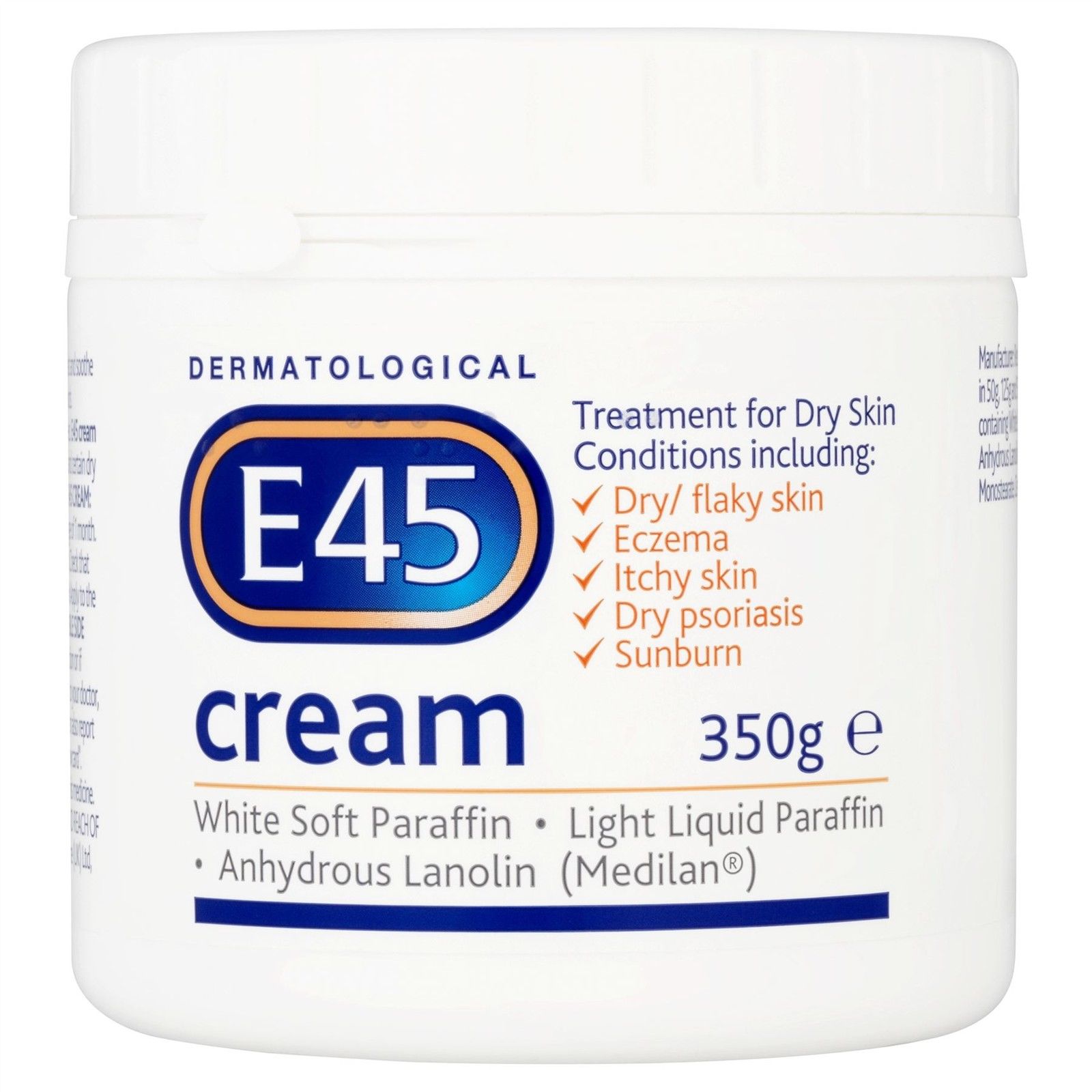E45 Moisturising Cream 350g Best Treatment For Eczemadry Skinpsorias