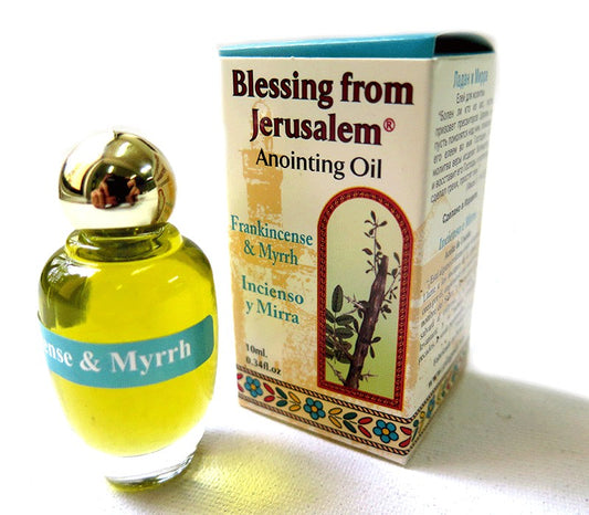 Blessed 24:7 Anointing Oil (Frankincense & Myrrh) Antique Style Spray –  Blessed 24:7 Gifts