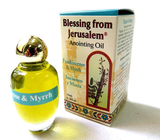 Frankincense and Myrrh Anointing Oil Blessing from Jerusalem 10ml