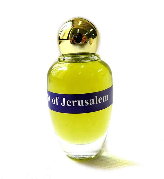 Holy Blessing from Jerusalem ® 'Elijah' Anointing Oil - Gold Line Prayer Oil  - 12ml - The Jerusalem Gift Shop