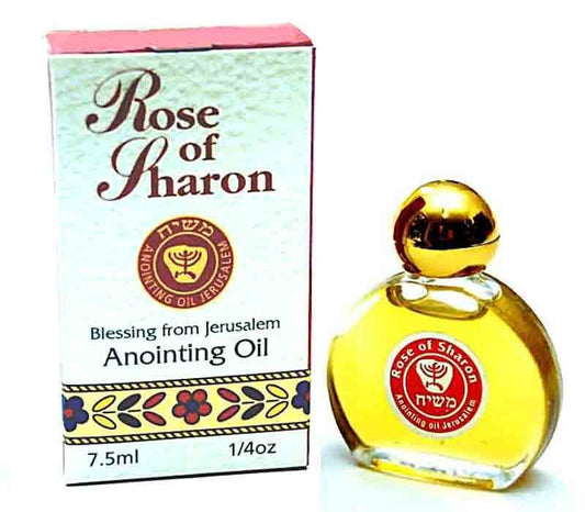 Oil of Gladness Rose of Sharon Anointing Oil – Oil for Daily Prayer,  Ceremonies and Blessings 8 oz Bottle - The Bible Outlet