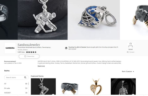 Sambora Jewelry Etsy Store