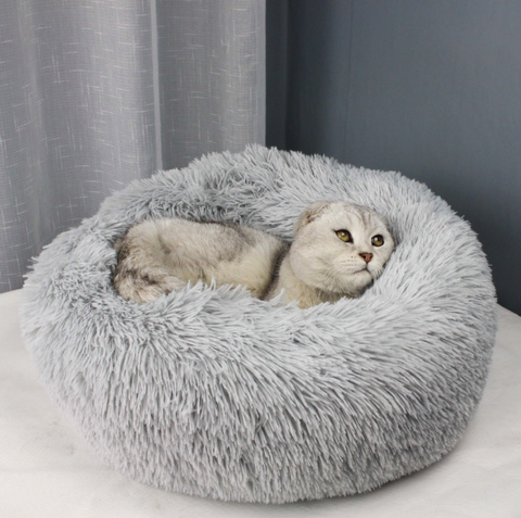 Plush Cat Bed – PawLoving