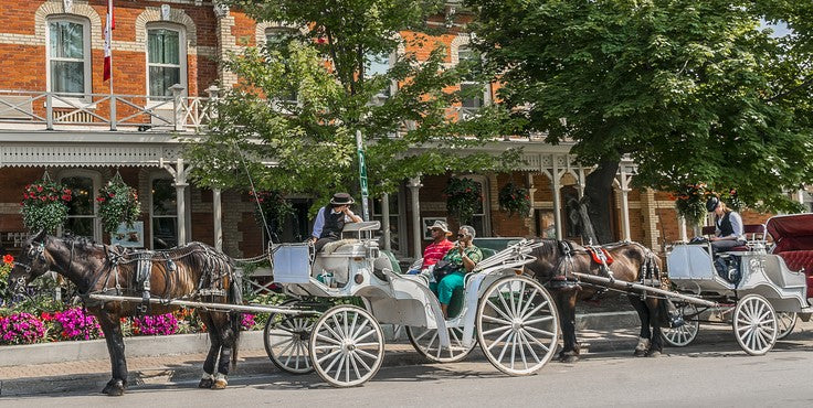 horse drawn carriages in Niagara-on-the-Lake