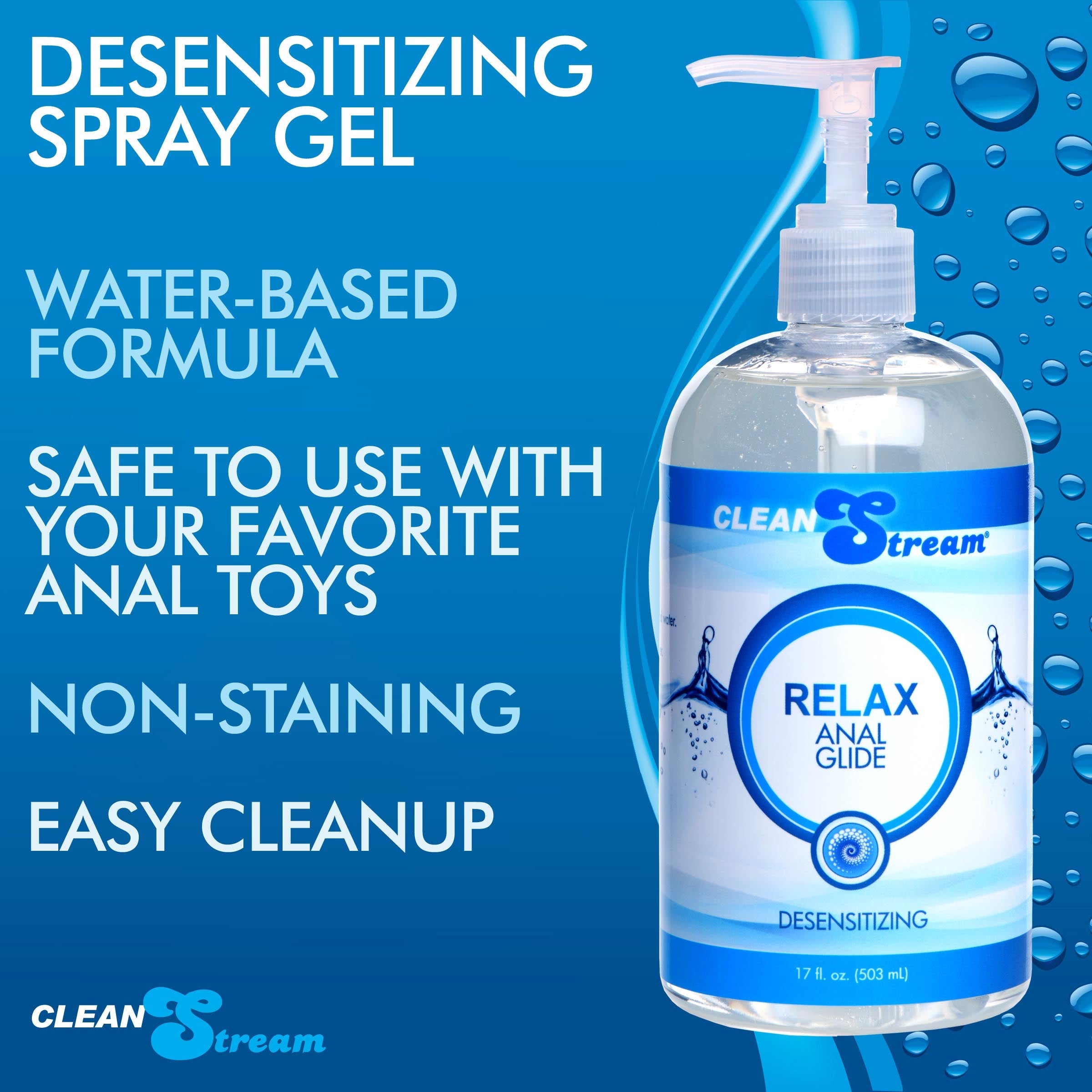 17oz Relax Lightly Desensitizing Anal Lube