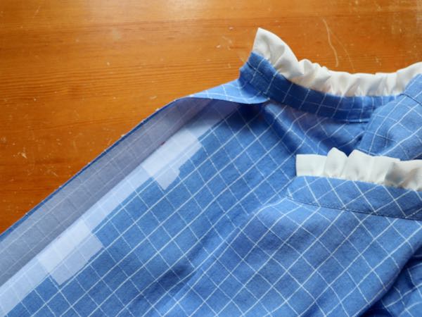 add interfacing before sewing buttons for strength