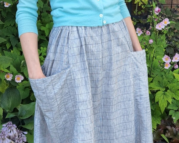 Peppermint Pocket Skirt sewing project