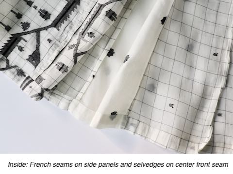 Sew with French seams on delicate fabrics