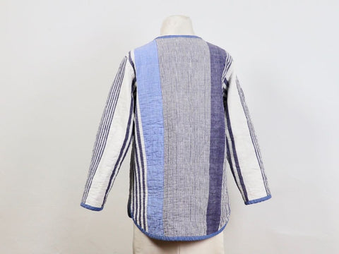 Project: Claire’s Tamarack Jacket in Handloom Stripes – Loom and Stars